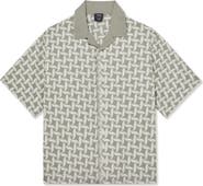 Reiss x Ché Palco Motif Embroidered Camp Shirt