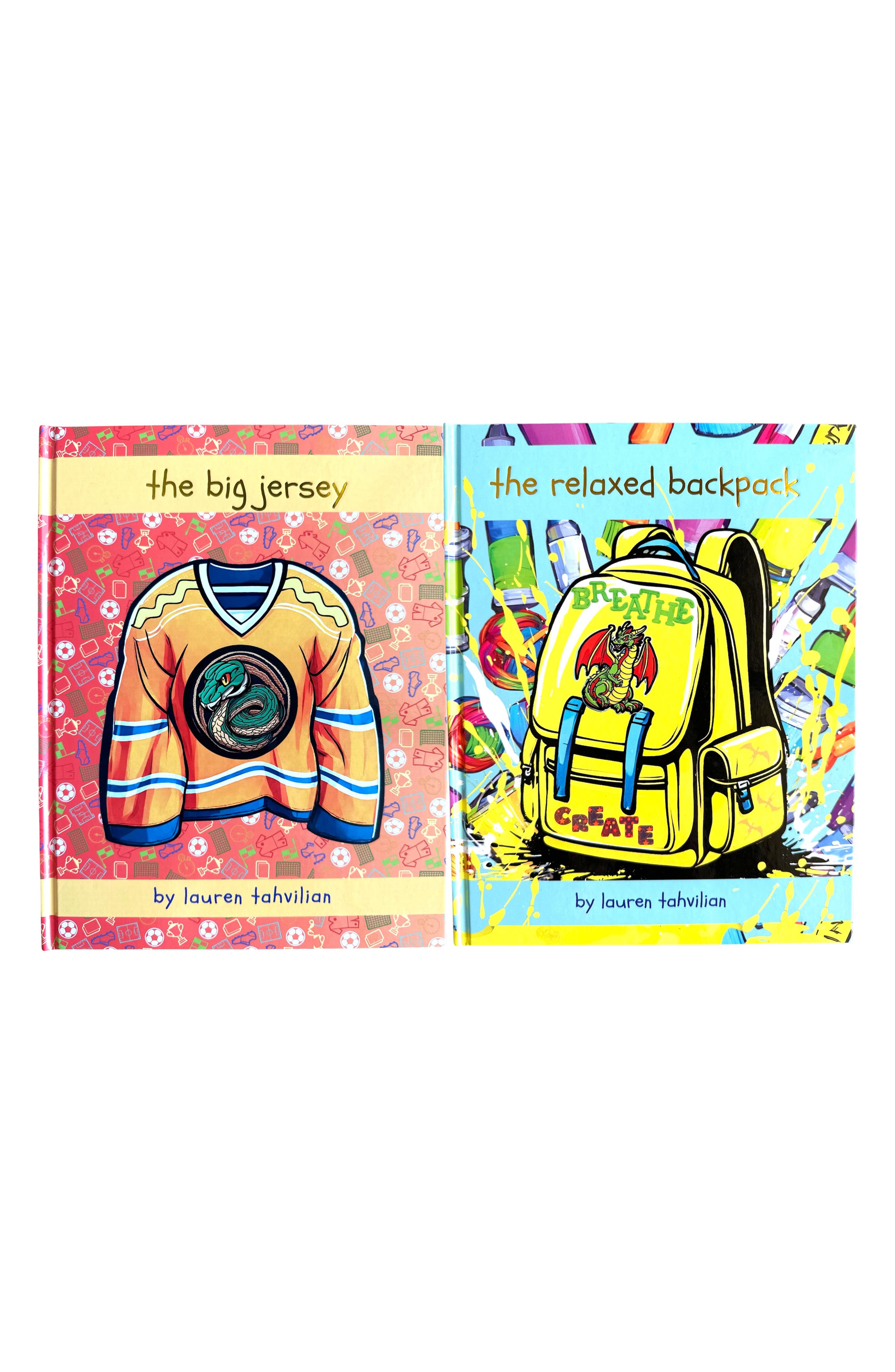 Lauren Tahvilian 'The Big Jersey' & 'The Relaxed Backpack' Book Set 