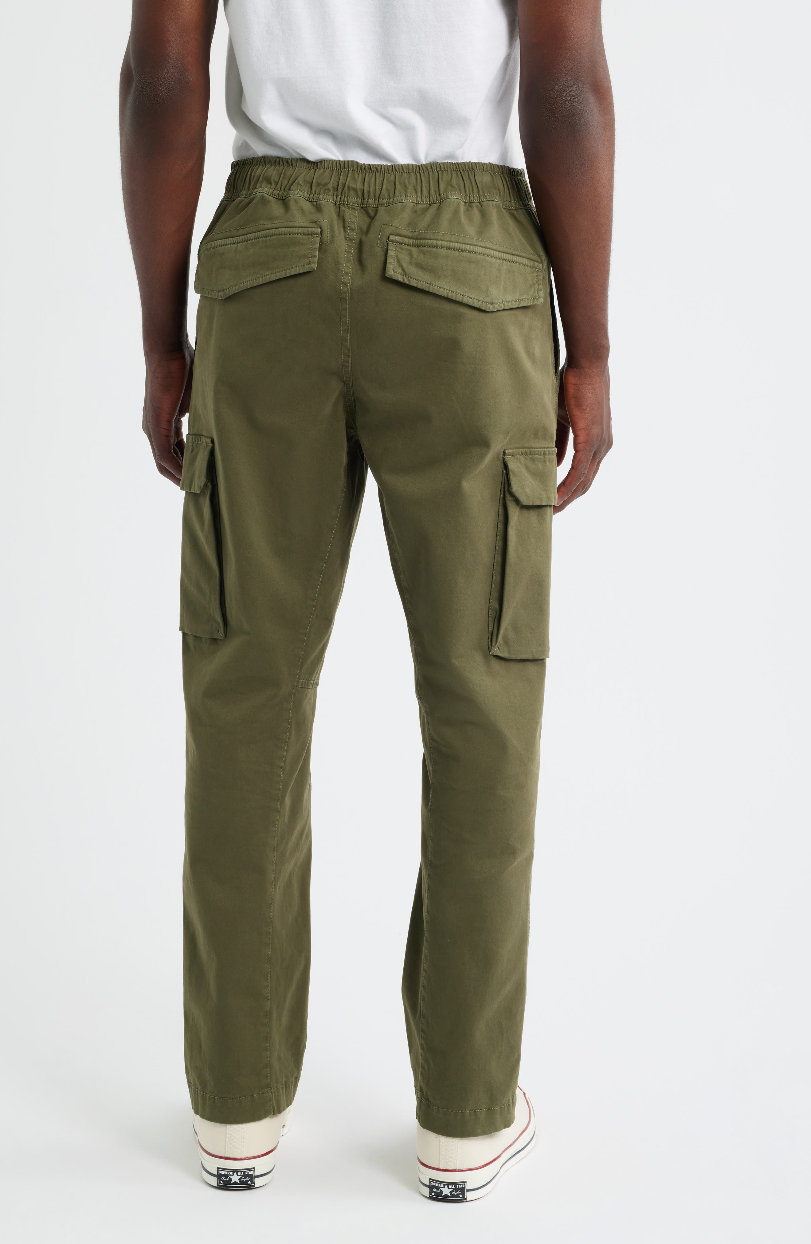 Jaiden Cotton Drawstring Cargo Pants - image 2