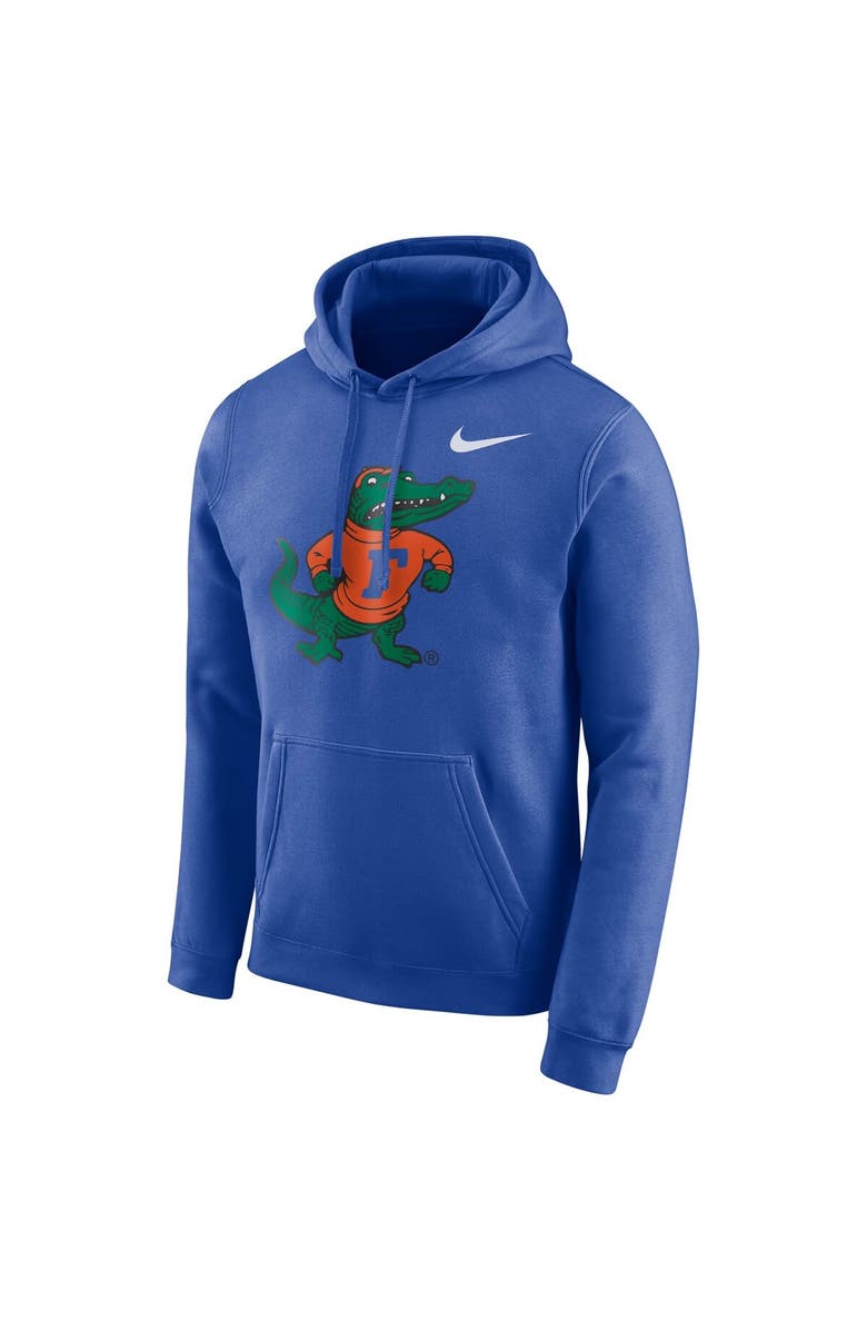 Nike Men's Nike Royal Florida Gators Vault Club Fleece Pullover Hoodie, Alternate, color, 