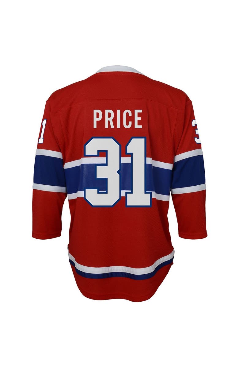 Outerstuff Youth Carey Price Red Montreal Canadiens Home Replica Player Jersey, Alternate, color, 