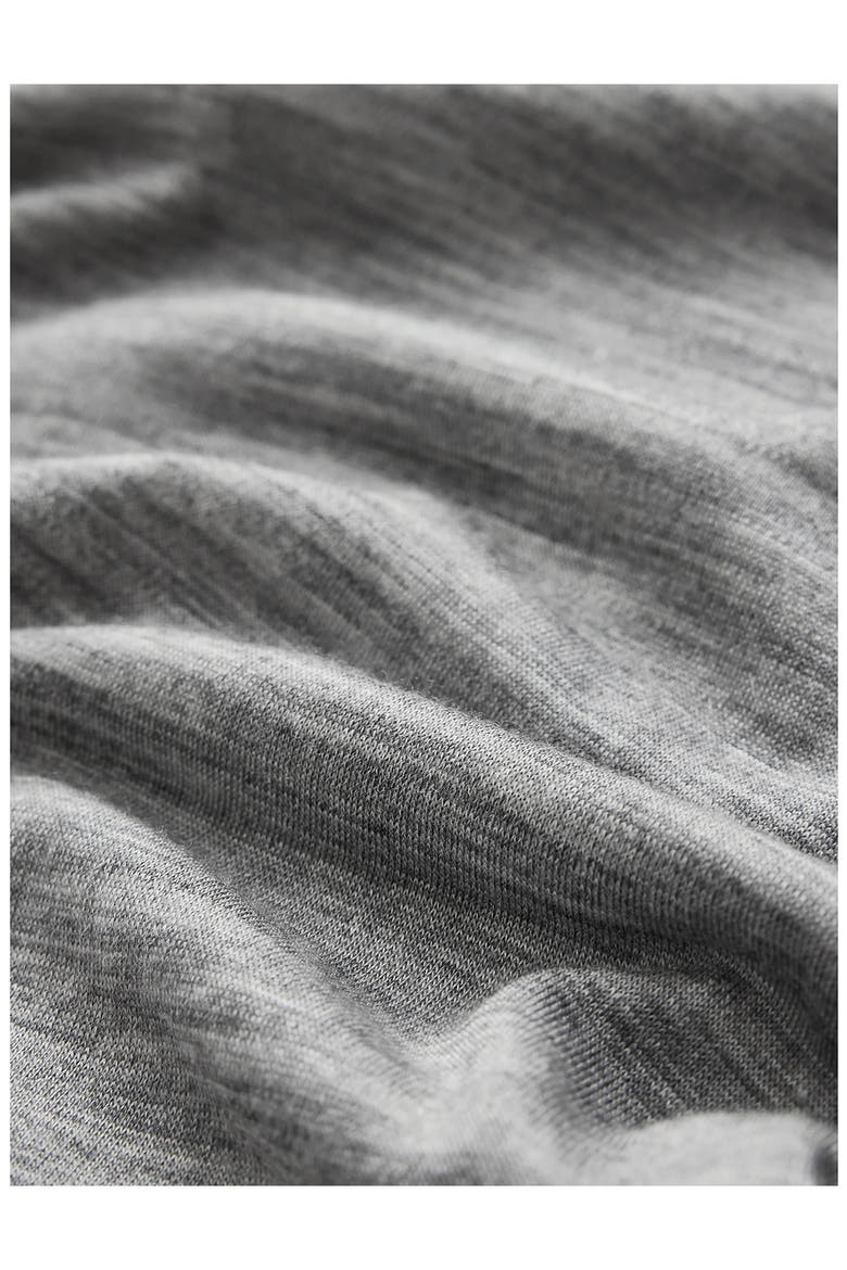 Clemente Lyocell & Wool Long Sleeve T-Shirt, Alternate, color, MED GREY