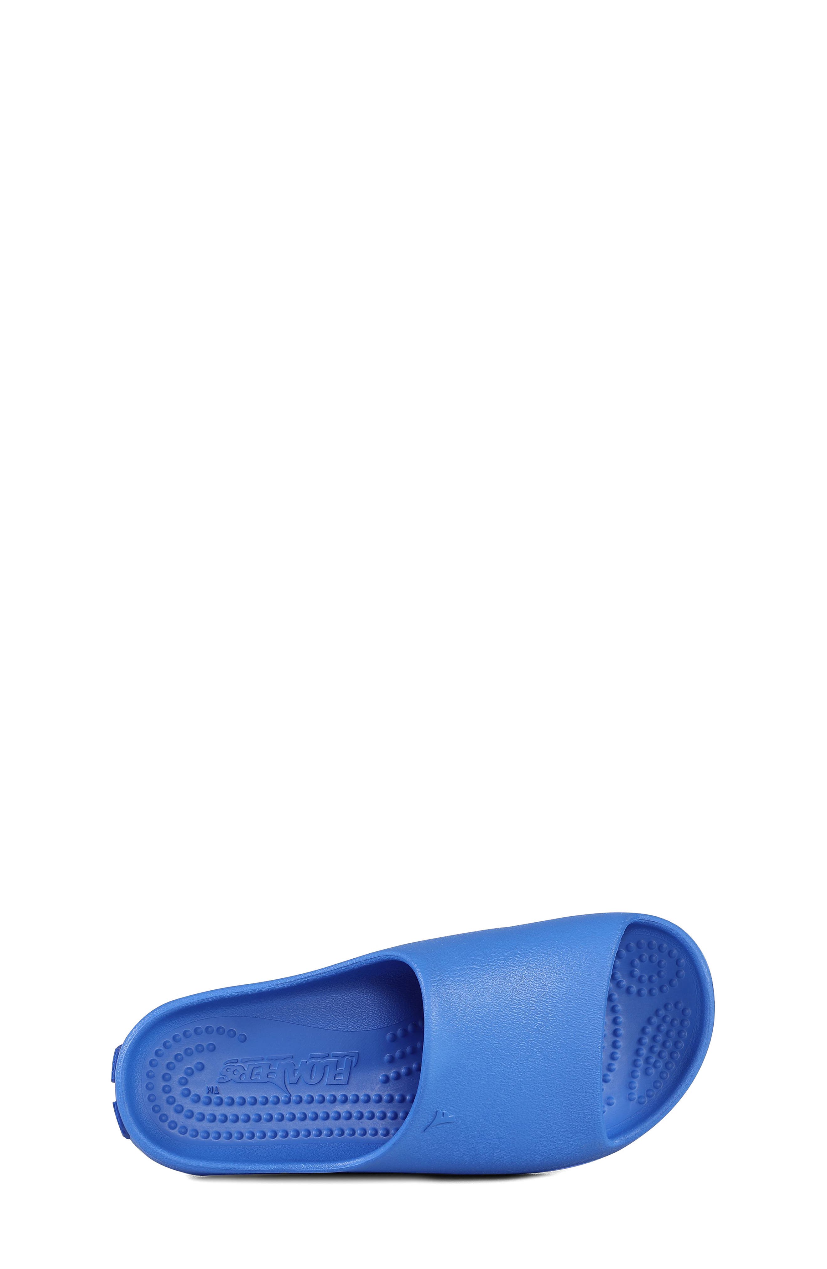 Kids' Lane Waterproof Slide Sandal, Alternate, color, BRIGHT BLUE/BLUE