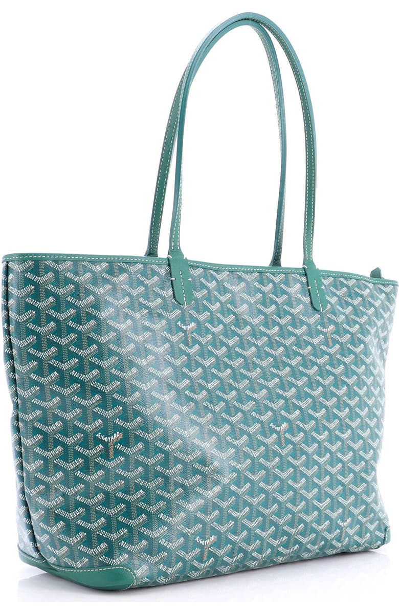 Pre-Owned Goyard Artois Tote Coated Canvas MM, Alternate, color, Green