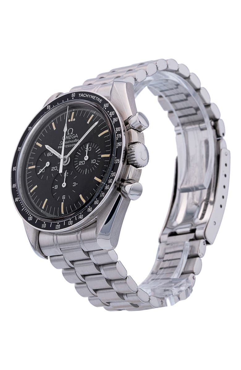 Watchfinder & Co. Omega Preowned 2000 Speedmaster Moonwatch 3590.50.00 Bracelet Watch, 42mm, Alternate, color, Black
