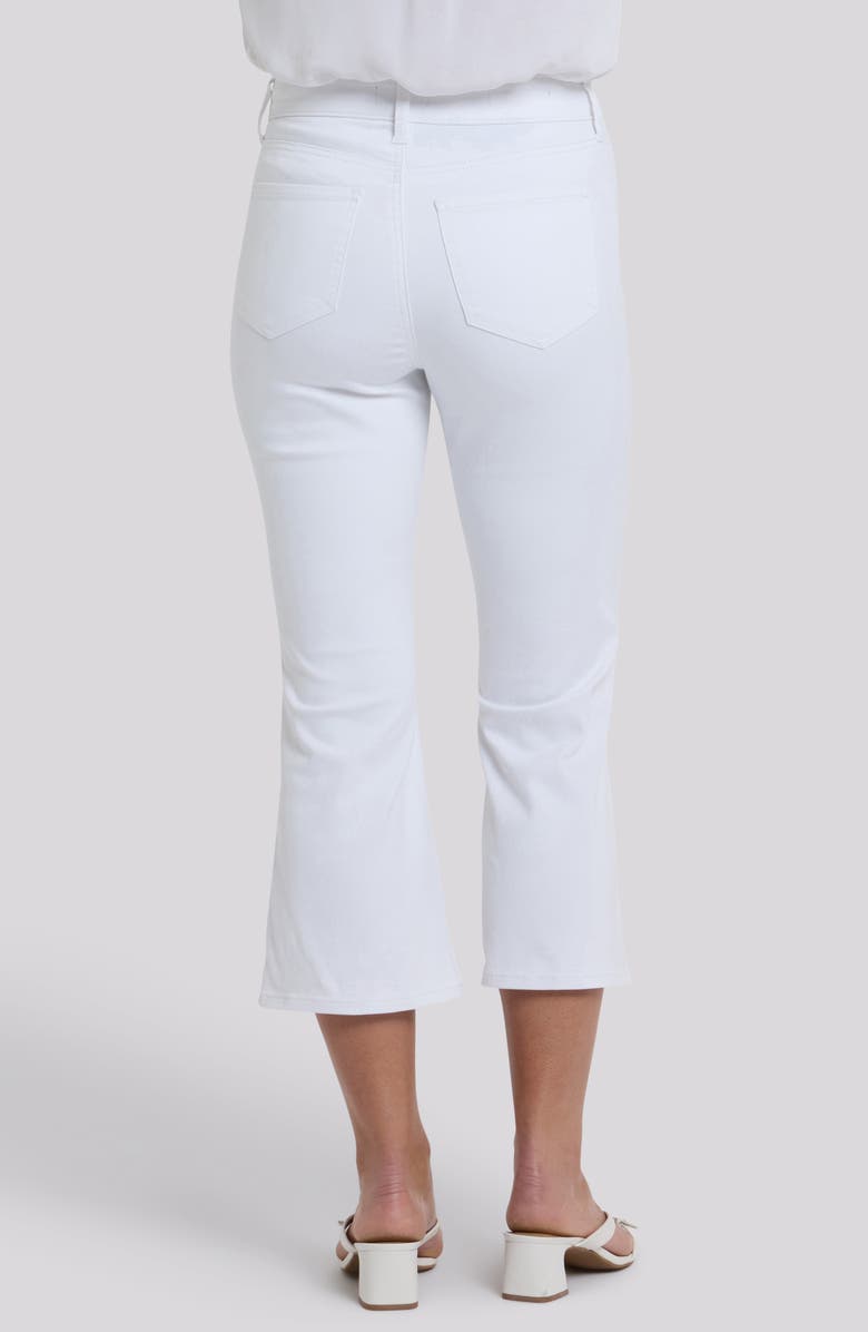 NYDJ Monica High Waist Crop Kick Flare Jeans, Alternate, color, Optic White