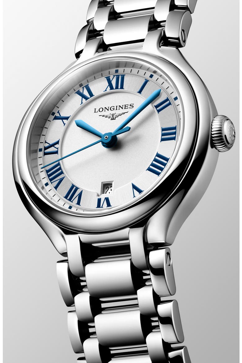 PrimaLuna Bracelet Watch, 30mm, Alternate, color, SILVER