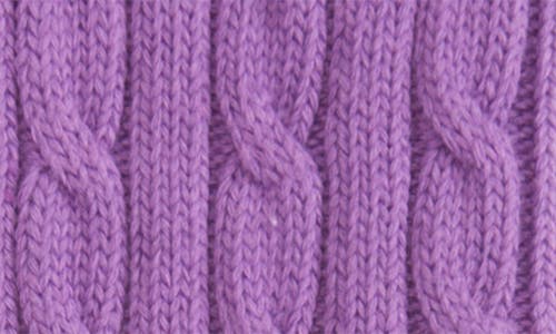 Polo Ralph Lauren Seasonless Cable Crew Socks In Purple