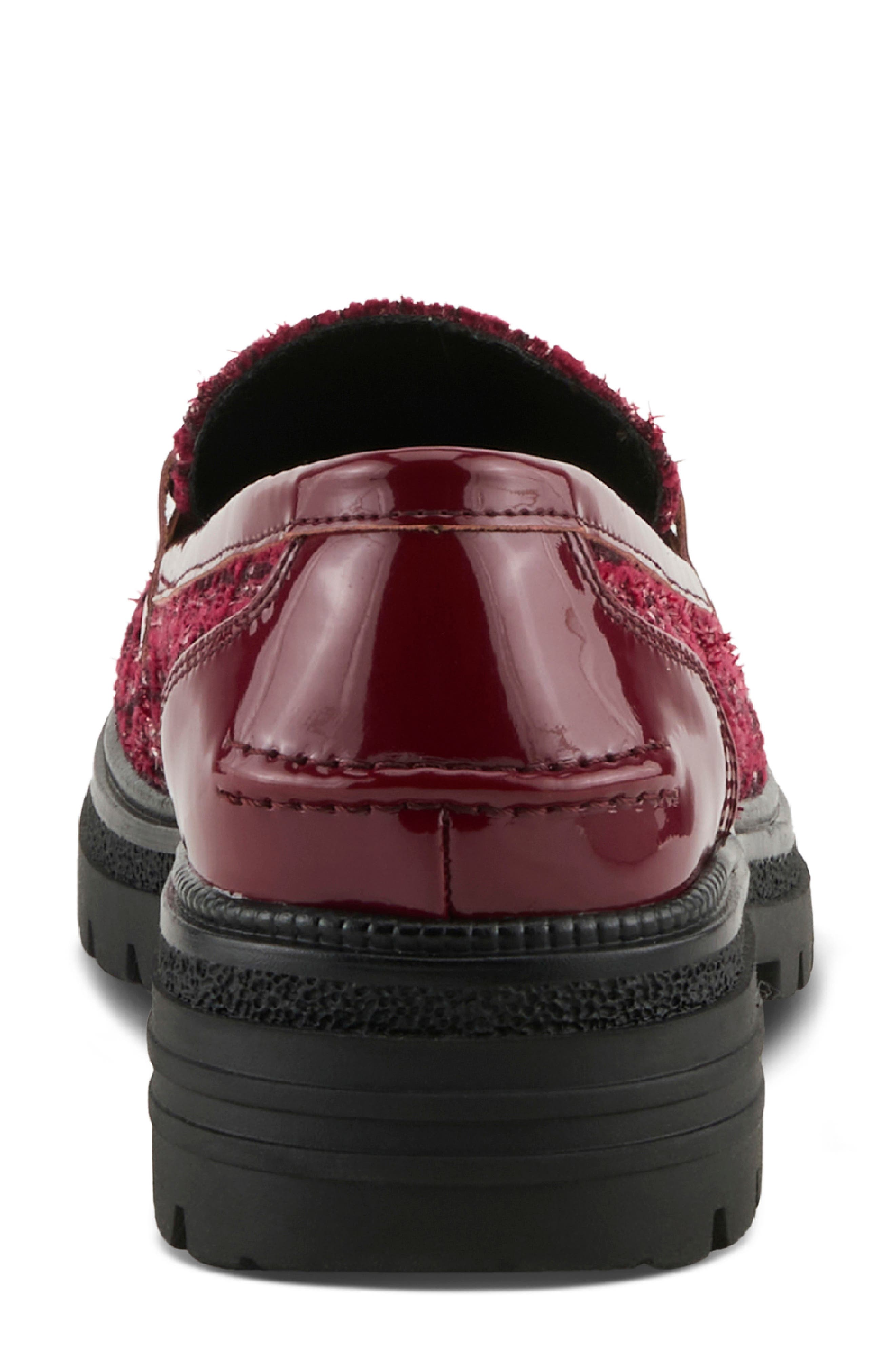 Nacarri Bit Lug Sole Loafer, Alternate, color, BORDEAUX