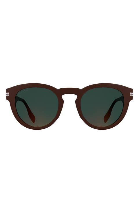 51mm Polarized Oval Sunglasses