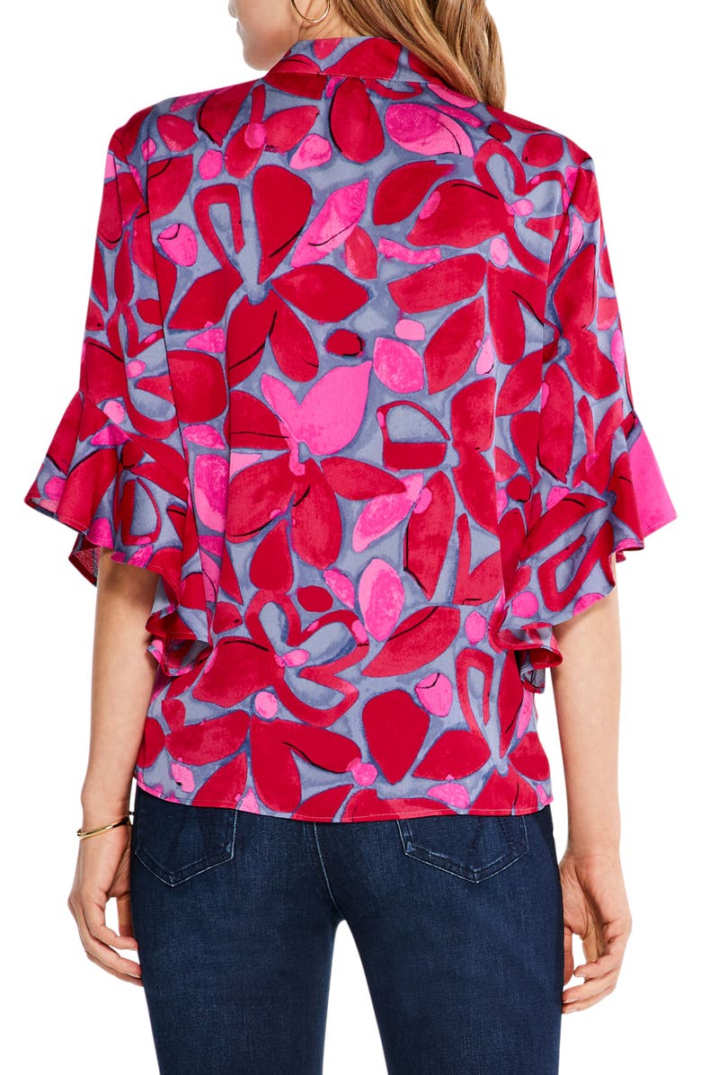 NIC+ZOE Happy Splash Floral Top, Alternate, color, 