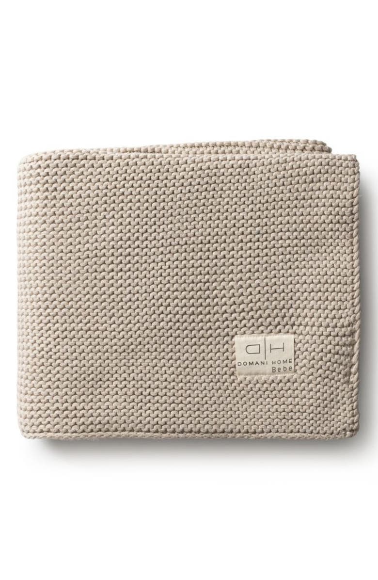 Domani Home Chunky Cotton Blanket, Alternate, color, Taupe