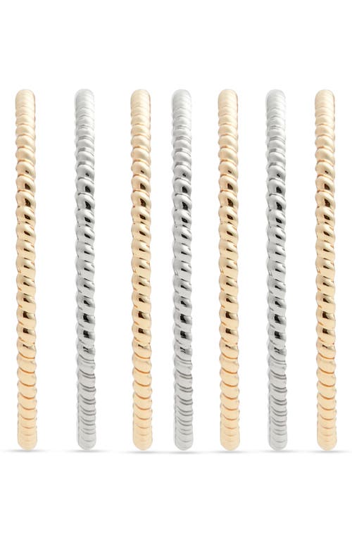 Nordstrom Set Of 7 Stacking Rings