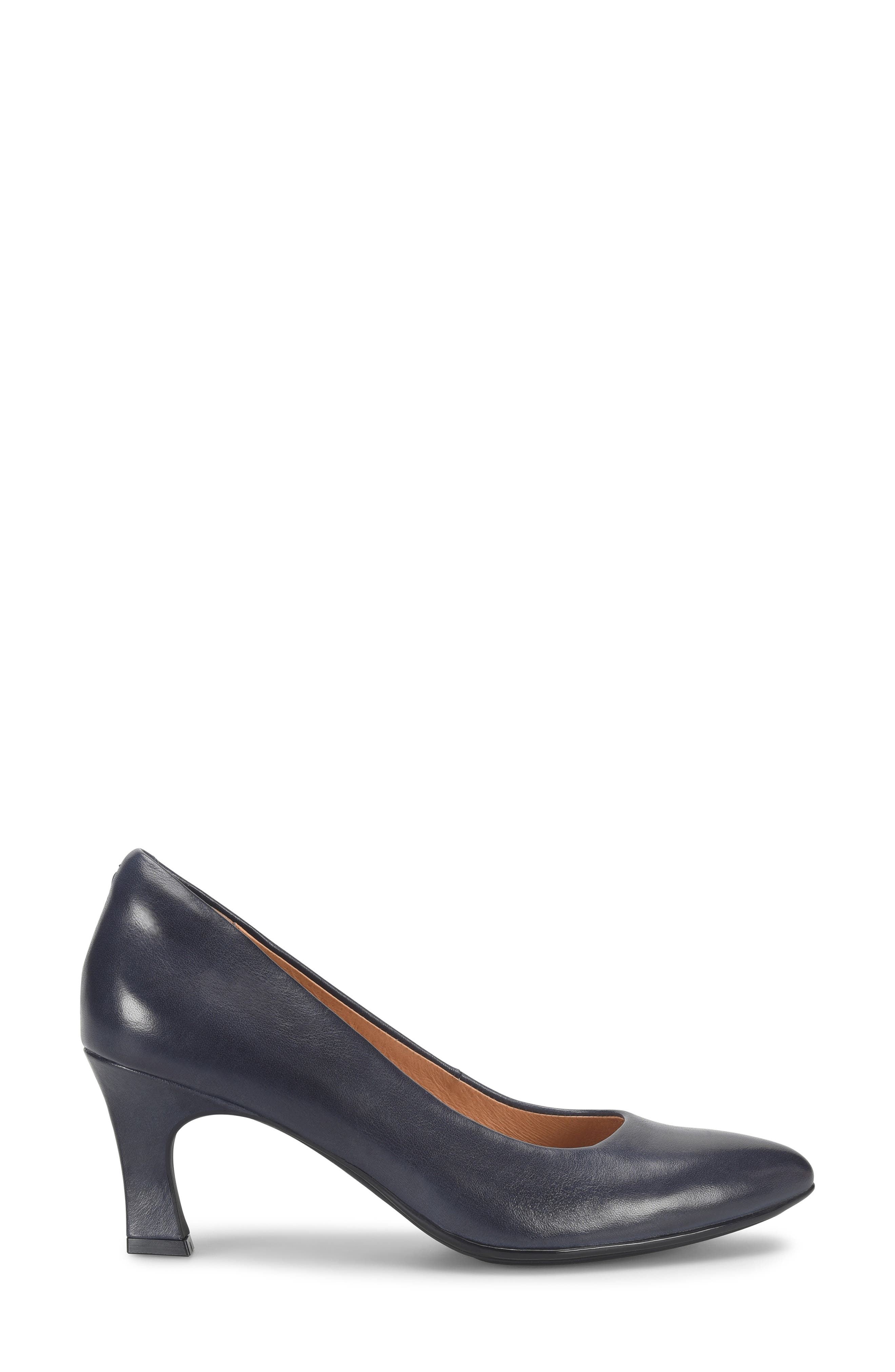 Söfft Samy Pointed Toe Pump, Alternate, color, Sky Navy