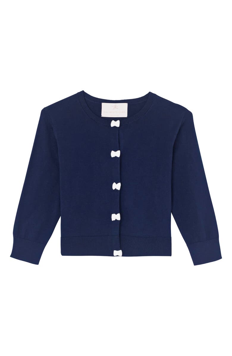 Gal Meets Glam Collection Iris Bow Placket Cardigan, Alternate, color, 