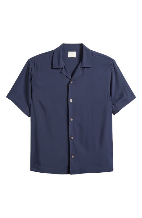 Valbonne Boxy Fit Solid Camp Shirt