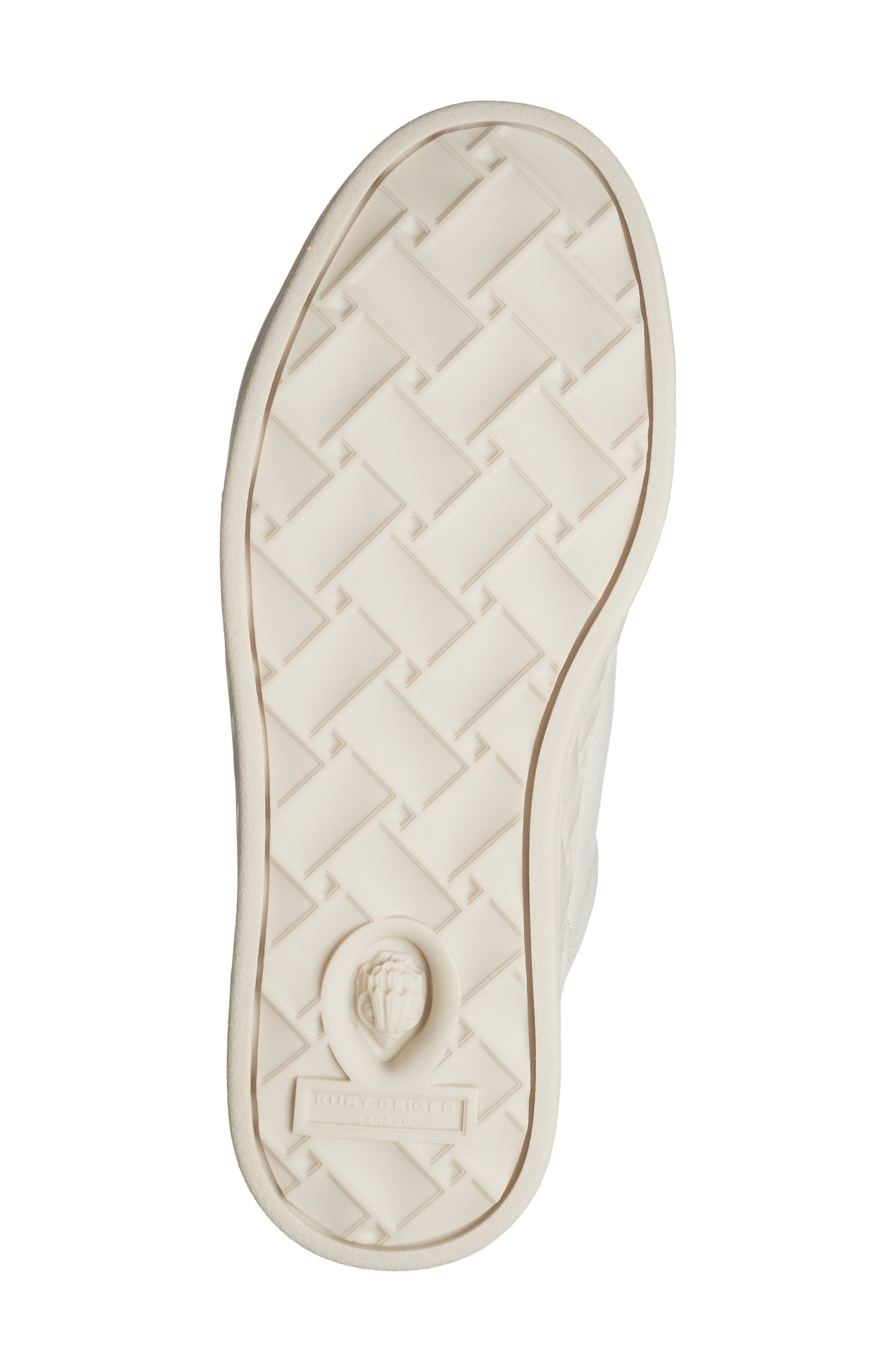 Kurt Geiger London Kensington Mule Sneaker, Alternate, color, Silver/White