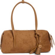 MODA LUXE Faux Suede Shoulder Bag