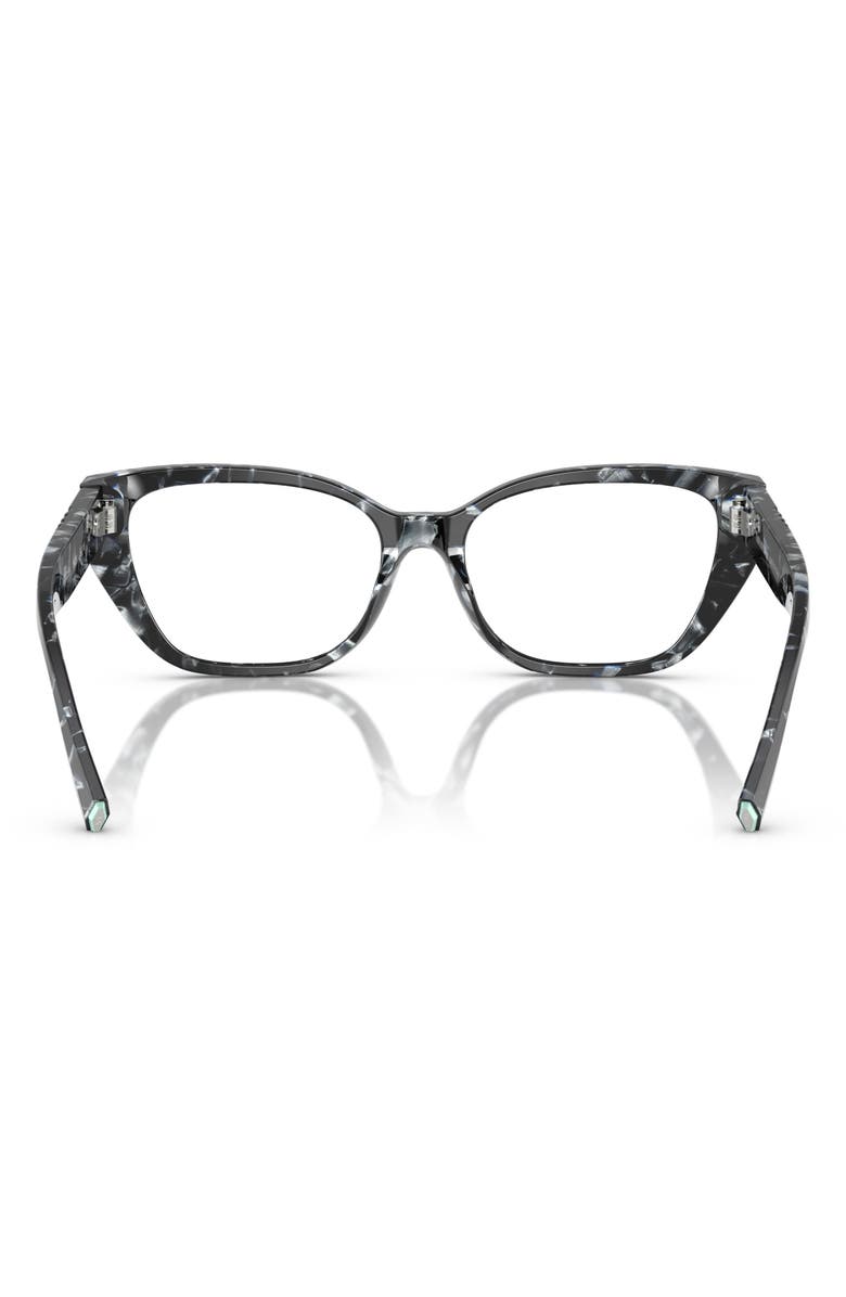 Tiffany & Co. 52mm Cat Eye Optical Glasses, Alternate, color, Havana