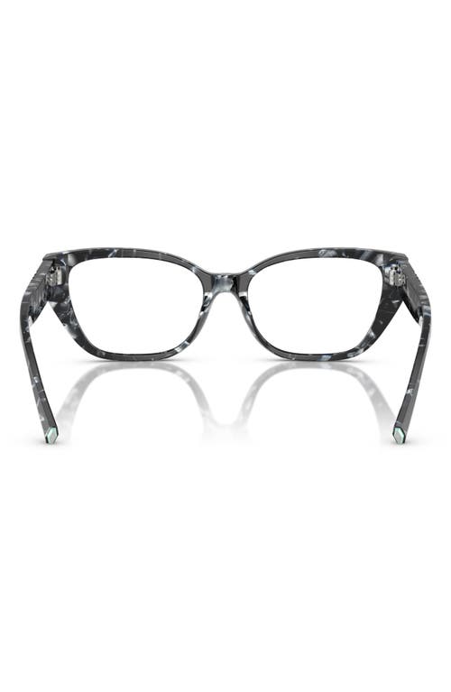 Tiffany & Co . 54mm Cat Eye Optical Glasses In Havana