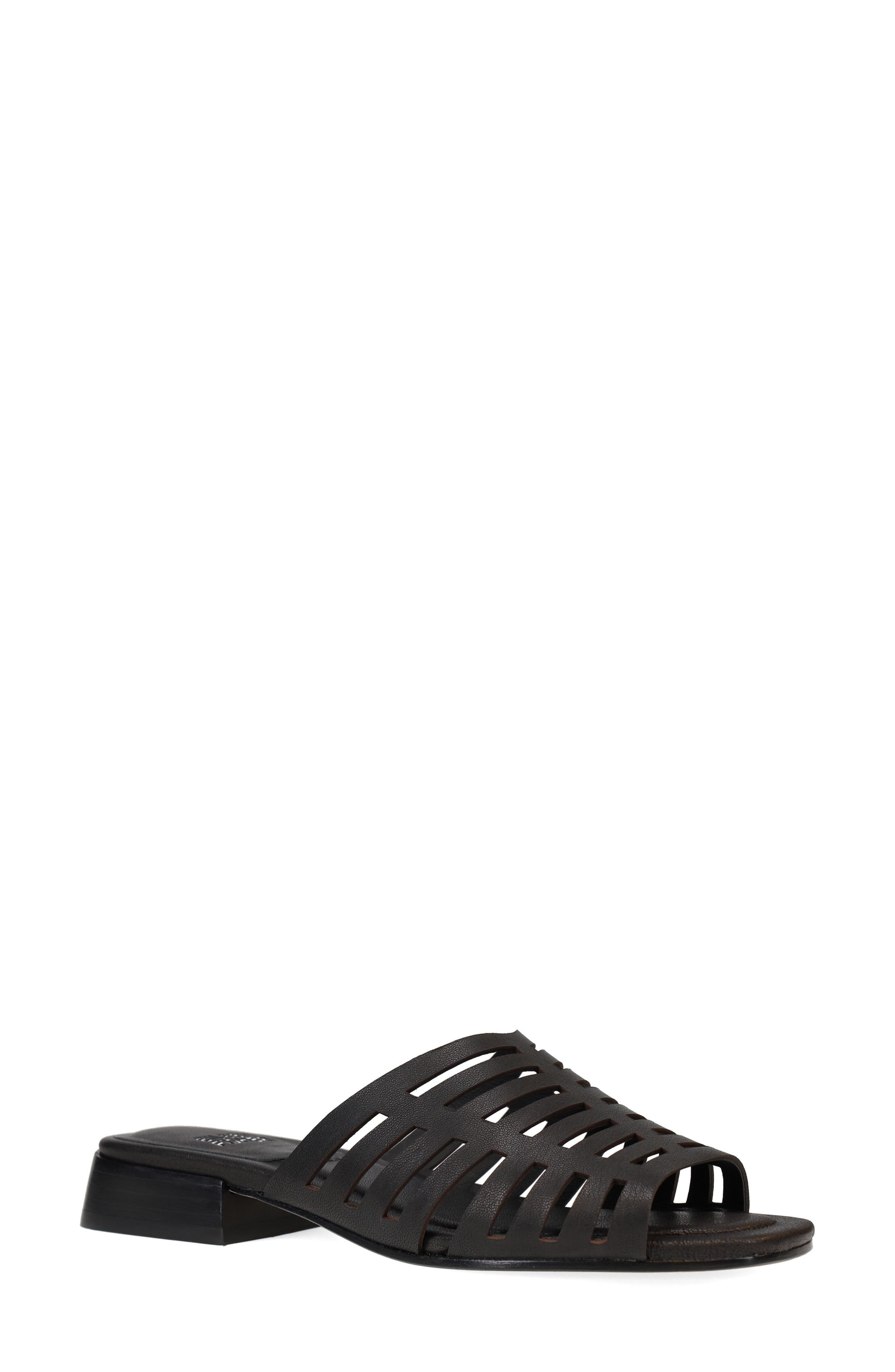 Eileen Fisher Fira Slide Sandal, Main, color, Black