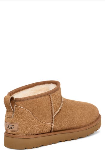 UGG® Classic Ultra Mini Shaggy Water Resistant Boot (Men UGG® Classic Ultra Mini Shaggy Water Resistant Boot (Men