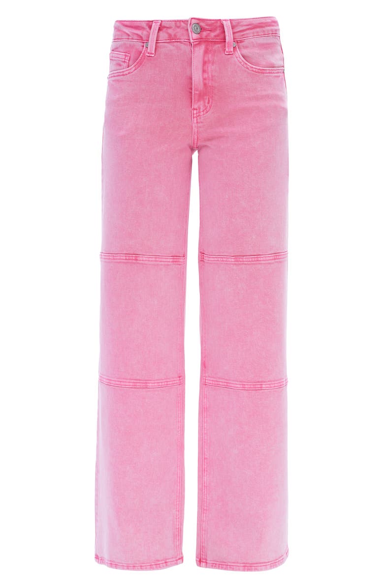 Bayeas Mid Rise Wide Leg Jeans, Alternate, color, Pink