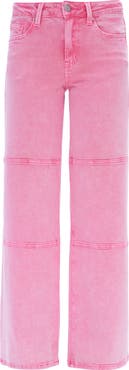 Bayeas Mid Rise Wide Leg Jeans