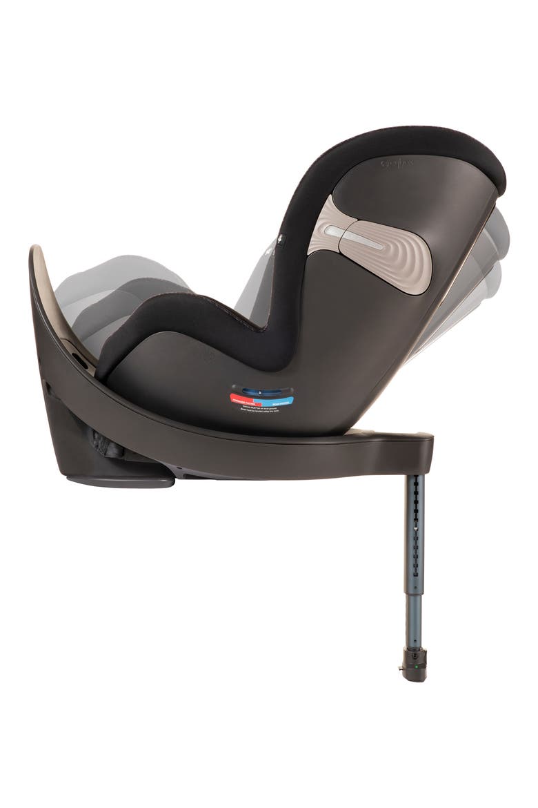 Sirona S SensorSafe™ 2 Rotating Car Seat, Alternate, color, URBAN BLACK