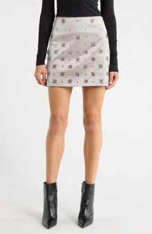 Veronica Beard Olenna Embellished Miniskirt