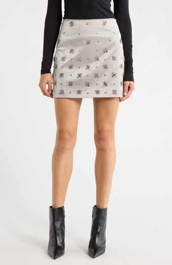 Veronica Beard Olenna Embellished Miniskirt