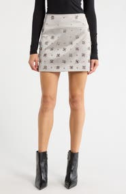 Veronica Beard Olenna Embellished Miniskirt