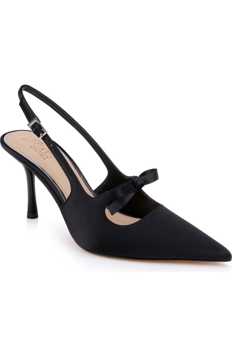 Jewel Badgley Mischka Zaya Pointed Toe Slingback Pump, Main, color,