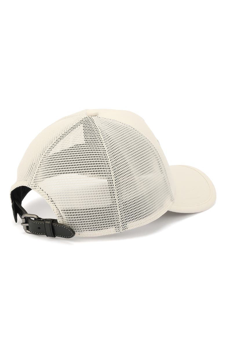 COACH New York Trucker Hat, Alternate, color, Chalk