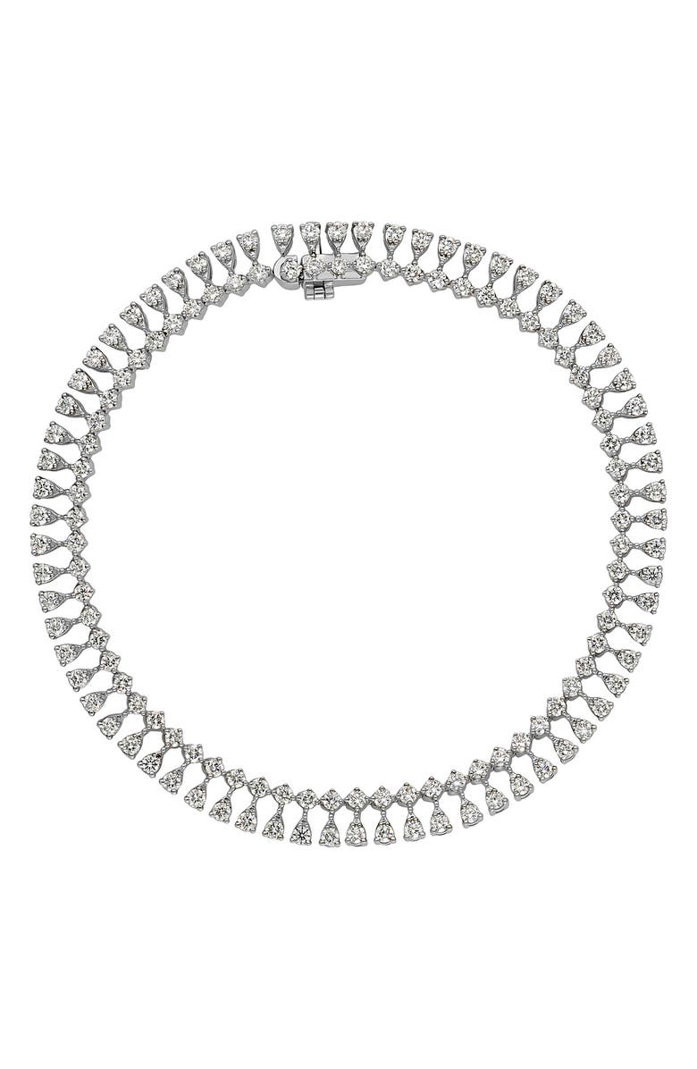 Bony Levy Liora 18K Gold Diamond Fringe Tennis Bracelet, Main, color, 