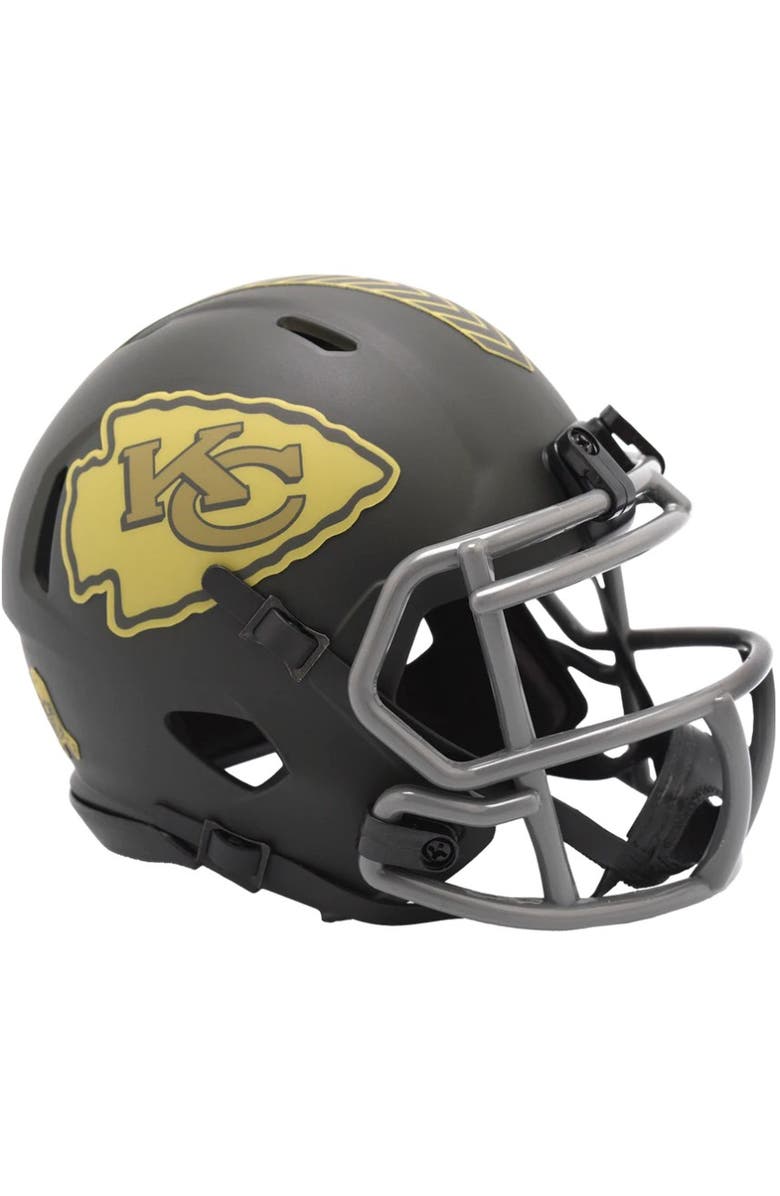 RIDDELL Kansas City Chiefs 2025 Salute to Service Mini NFL Football Helmet, Main, color,