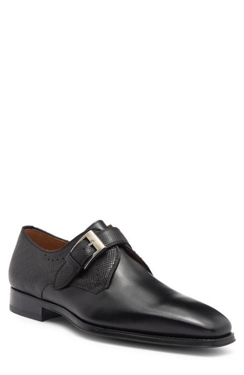 Easton Stamp Monk Strap Shoe (Men)