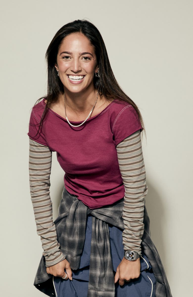 Nixon The Time Teller Fisheye Bracelet Watch, 37mm, Alternate, color, Fisheye / Silver / Black