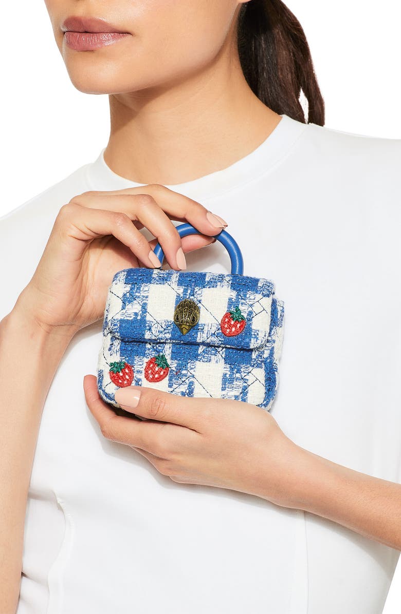 Kurt Geiger London Micro Kensington Top Handle Bag, Alternate, color,