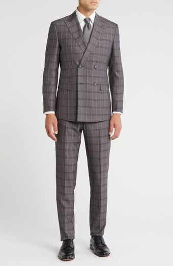 English Laundry Double Breasted Flat Front Suit