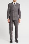 English Laundry Double Breasted Flat Front Suit