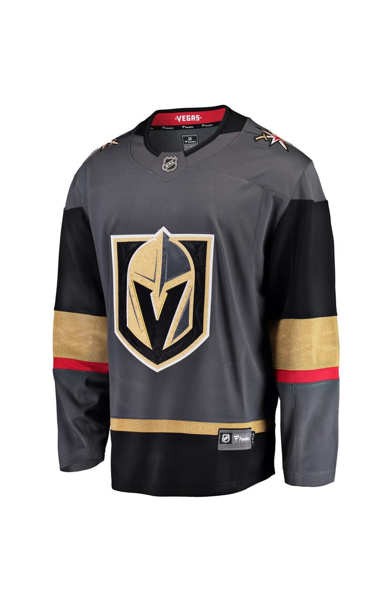 FANATICS Men's Fanatics Gray Vegas Golden Knights Breakaway Alternate Jersey, Alternate, color, 