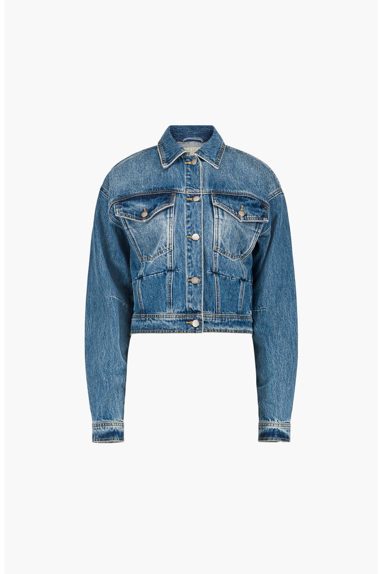 Noma Cotton Denim Jacket, Main, color, Medium Blue