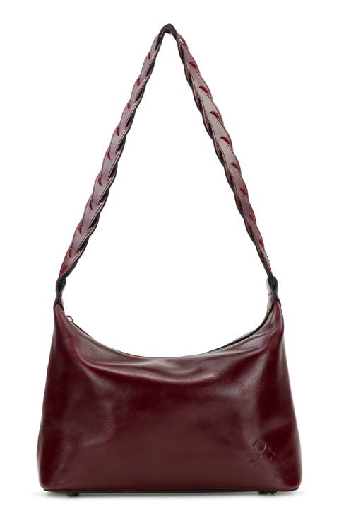 Milos Leather Shoulder Bag