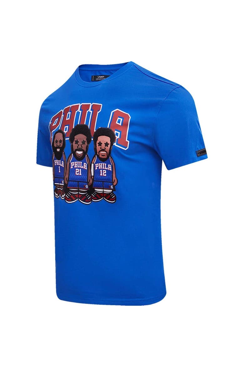 Men's Pro Standard Joel Embiid, Tobias Harris, James Harden Royal Philadelphia 76ers Multi Lineup T-Shirt, Alternate, color, Royal