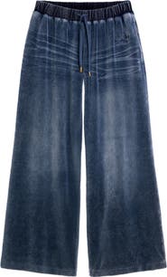 Desigual Cotton Blend Velour Drawstring Pants