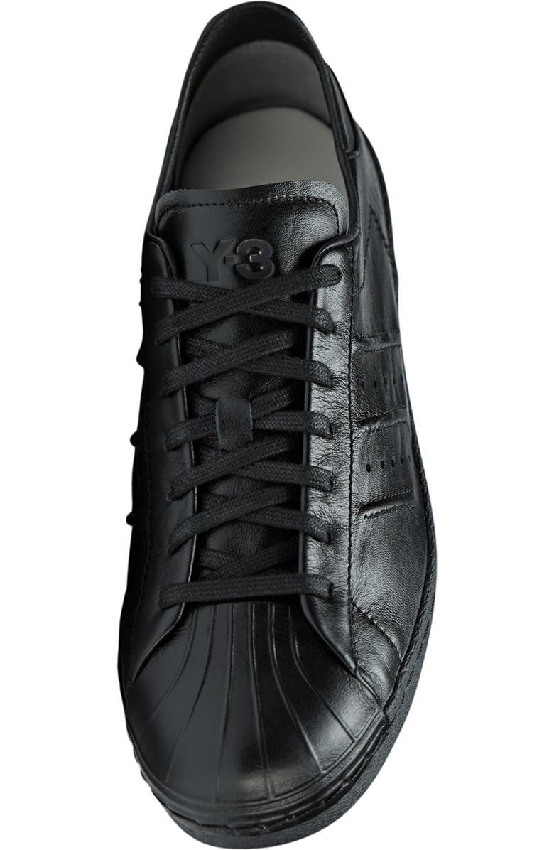 Y-3 Superstar Sneaker, Alternate, color, Black/Blac