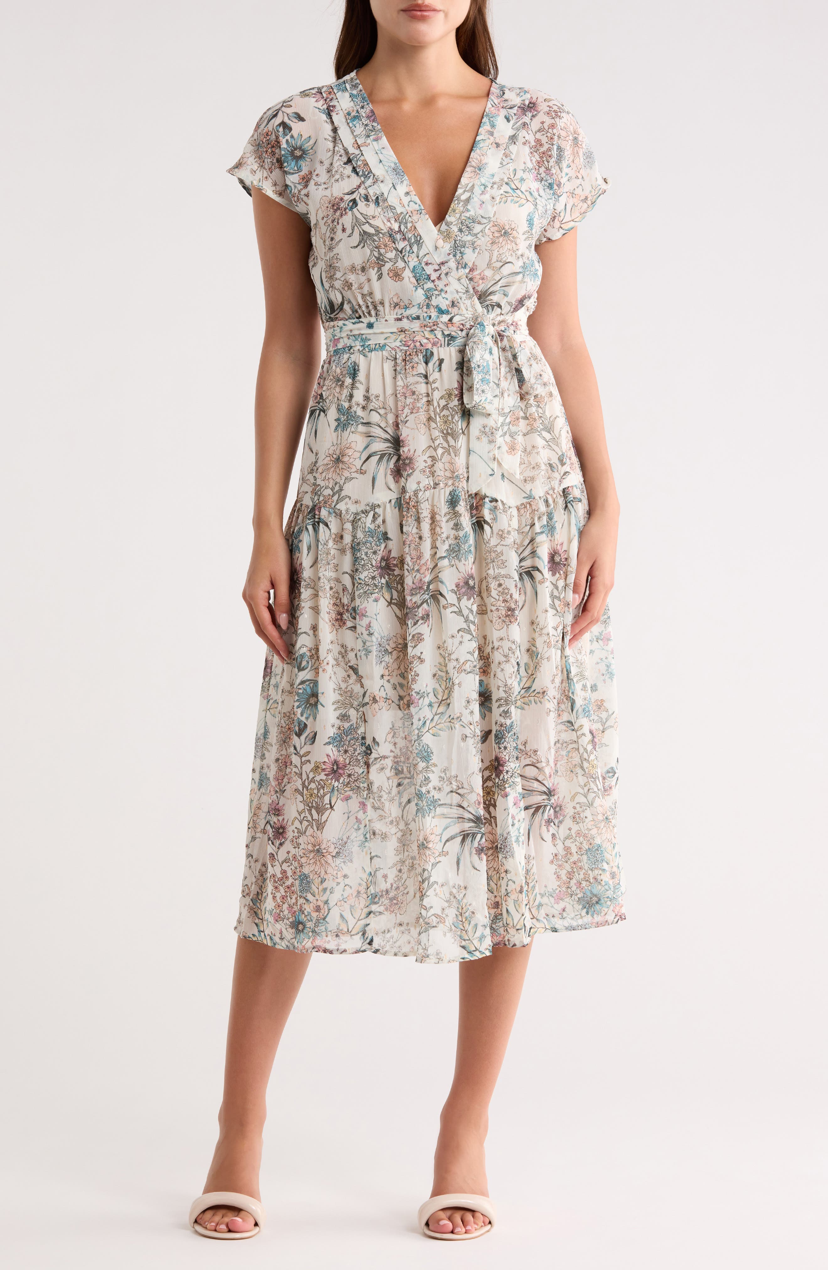 Lovestitch LOVE STITCH Floral Chiffon Dress