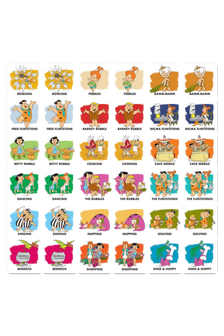 The Flintstones Matching Game, Alternate, color, Multicolor