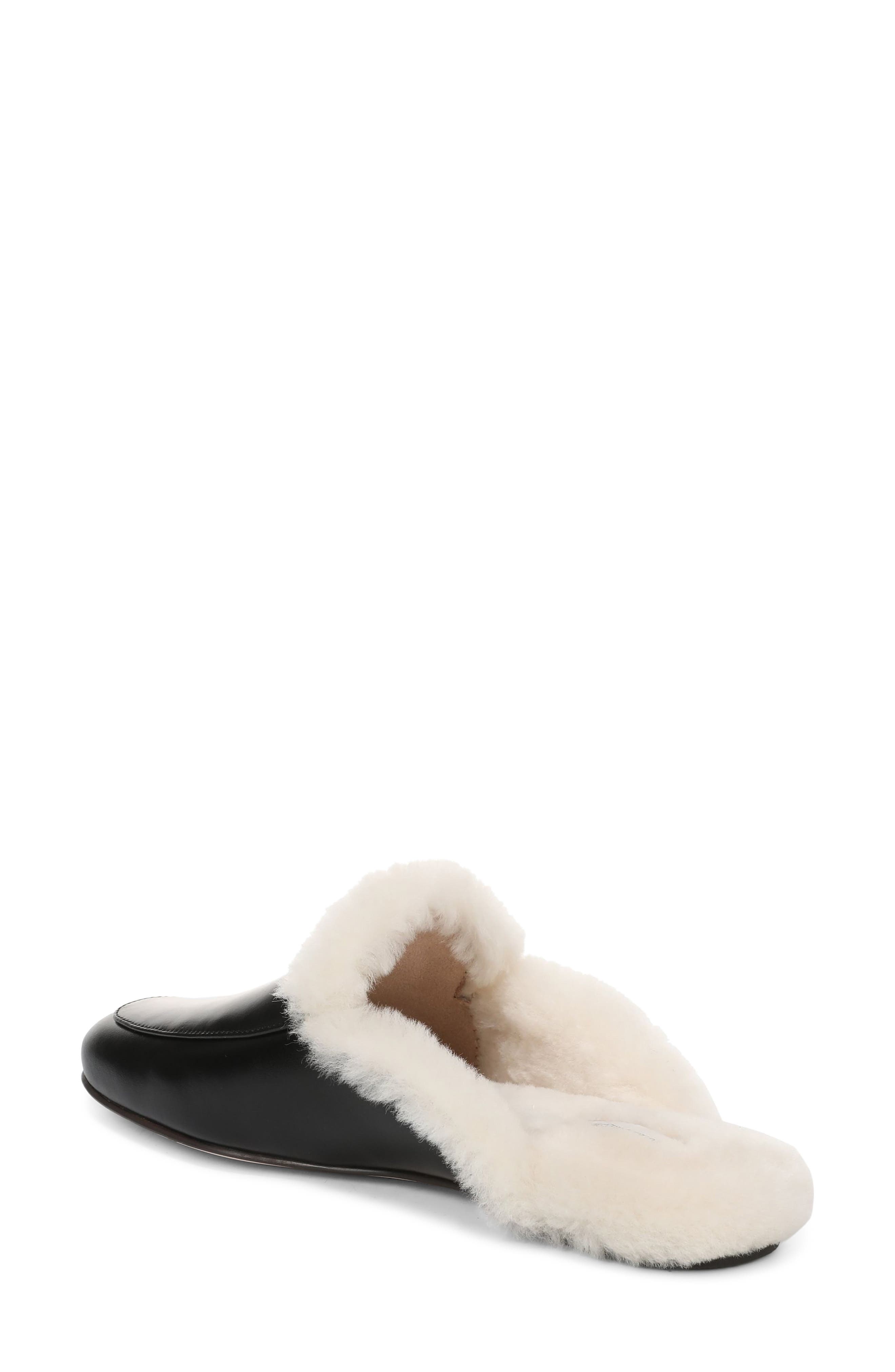 Yvette Wool Mule, Alternate, color, BLACK/ CREAM